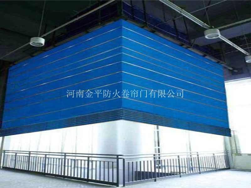 無機布雙軌（guǐ）無機（jī）折疊提升防火卷簾